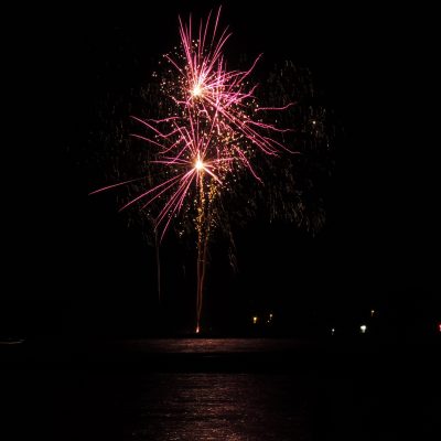 Ein tolles Feuerwerk beim Hafenfest