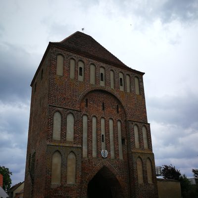 In Usedom: Anklamer Tor von 1450